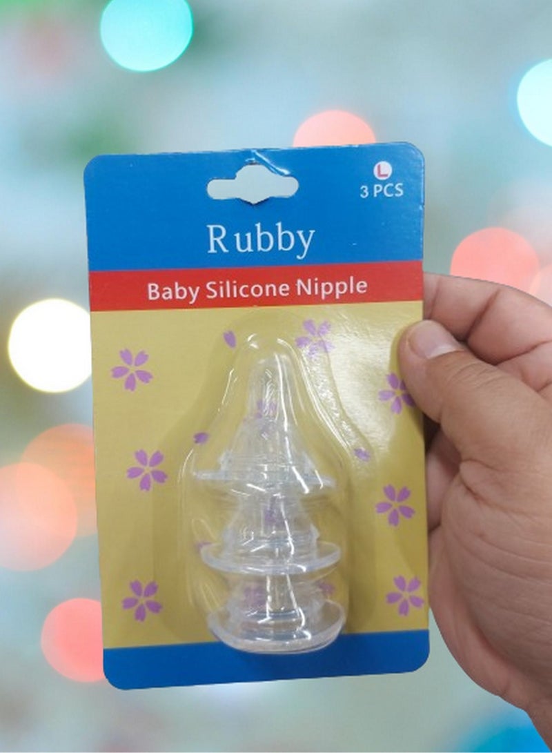 Rubby Baby Silicone Nipple - Premium Feeding Solution