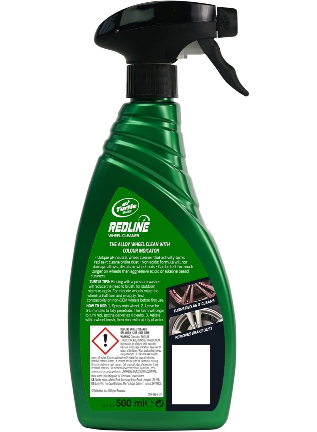 brake dust, car wheel, car wheel rim, cleaner restorer, deep cleaning, dirt mud, redline car, redline car wheel, rim cleaner, rim cleaner restorer, thick gel, turns red, turtlewax, wheel rim, wheel rim cleaner
