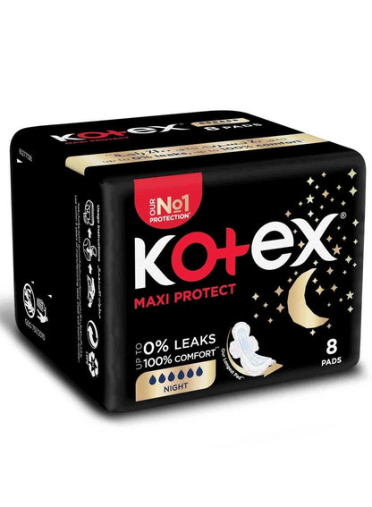 Kotex Maxi Protect Thick Pads Overnight Protection