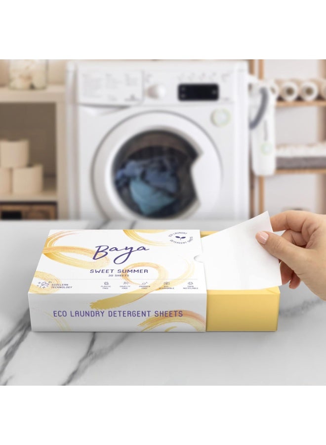 Baya Laundry Detergent Sheets Sweet Summer