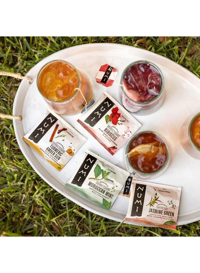Numi Organic Tea Hibiscus Herbal Tea Bags