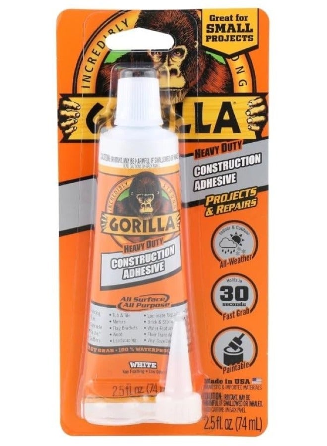 Gorilla Heavy Duty Construction Adhesive 74 ML