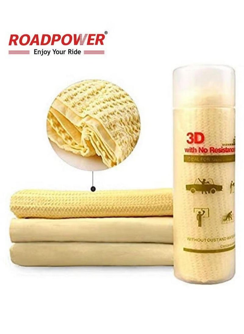RoadPower 3D Cleaning Chamois - Premium Drying Towel