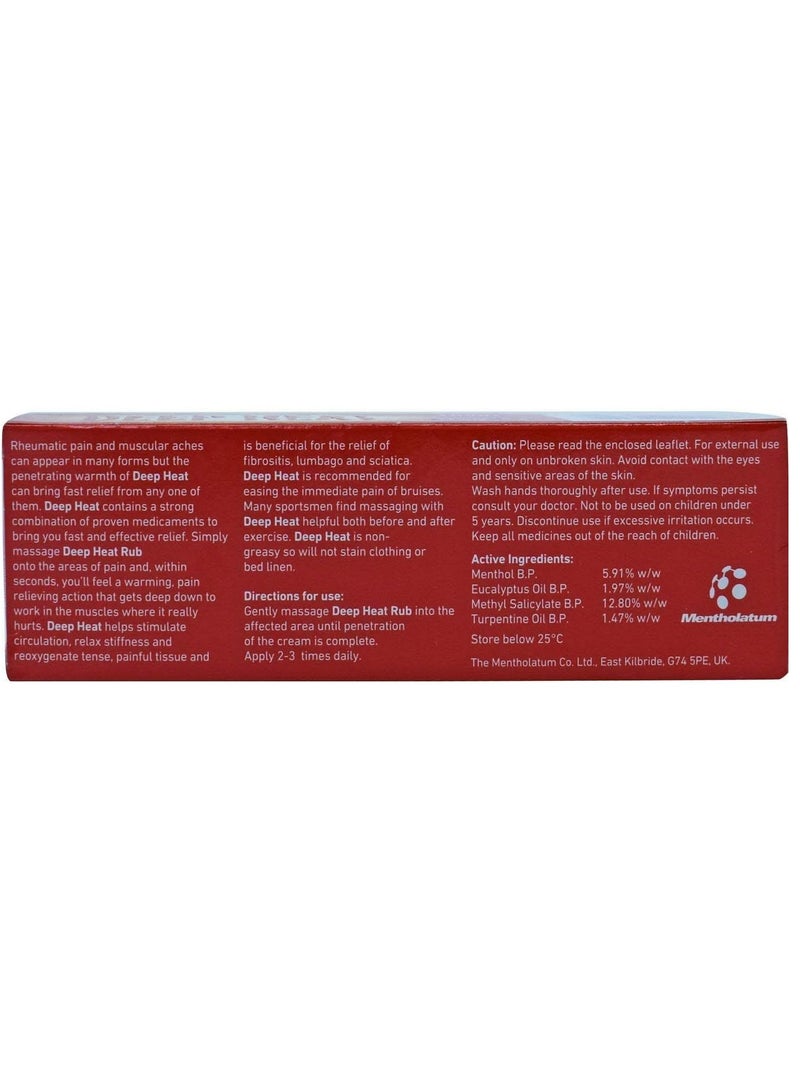 Deep Heat Fast Relief Rub 35 G | DEEP HEAT
