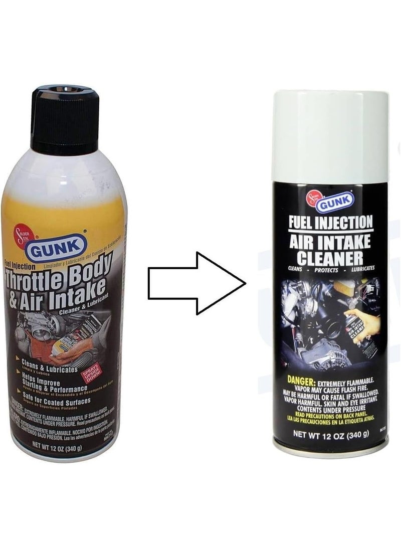 Gunk Throttle Body And Air Intake Cleaner 340 G