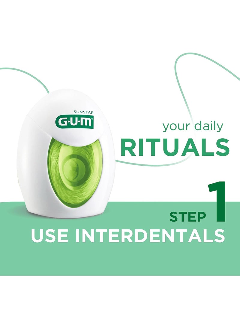 SUNSTAR Gum Twisted Waxed Dental Floss