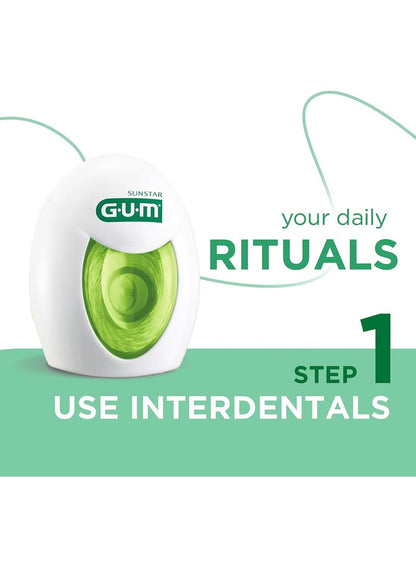 SUNSTAR Gum Twisted Waxed Dental Floss