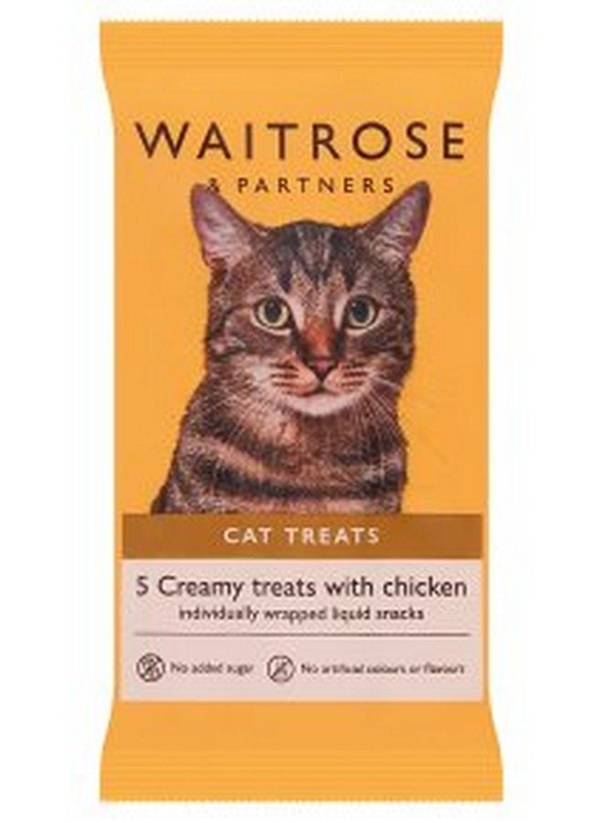 Waitrose & Partners Creamy Snacks With Chicken 75g