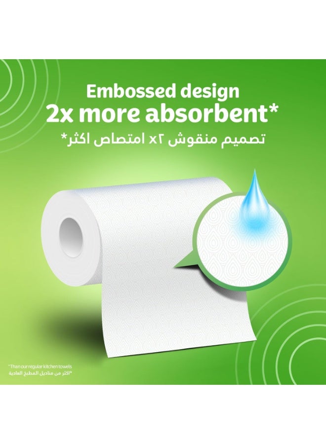 Kleenex Calorie Absorb Kitchen Towel – 50 Sheets
