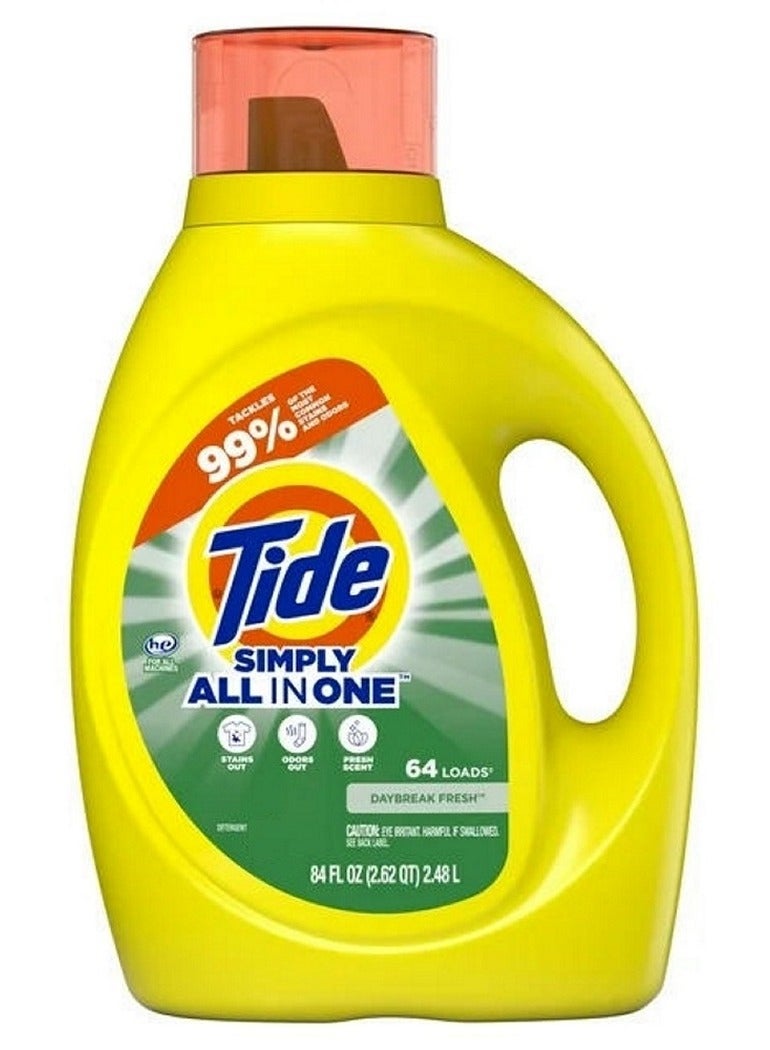 Tide Simply All In One Laundry Detergent 64 Loads
