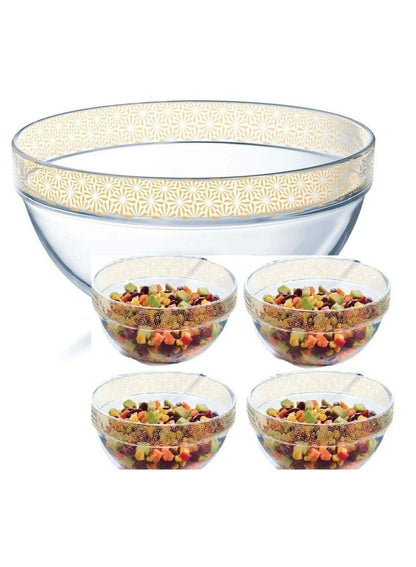 Luminarc Stackable Bowl Sofiya Gold 5Pcs