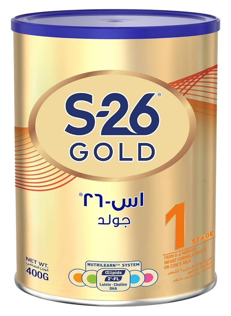 S26 Gold Stage 1 Milk 400 G - Premium Infant Formula