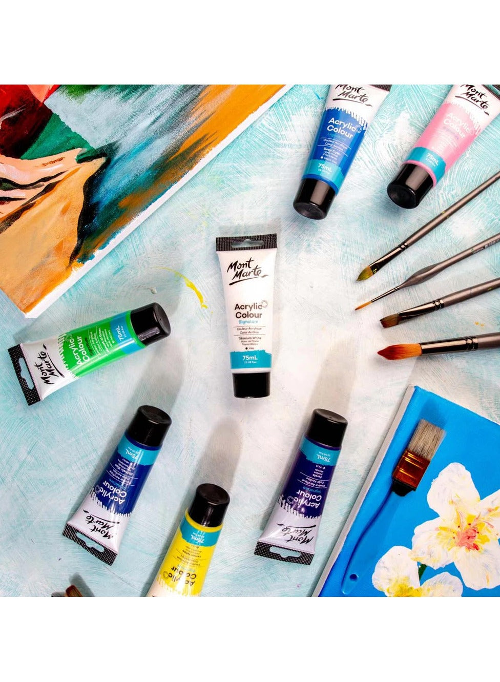 75ml tube, 75ml tube titanium, acrylic paint, acrylic paint 75ml, mont marte, paint 75ml, paint 75ml tube, signature, signature acrylic, signature acrylic paint, titanium, titanium white, tube, tube titanium, tube titanium white