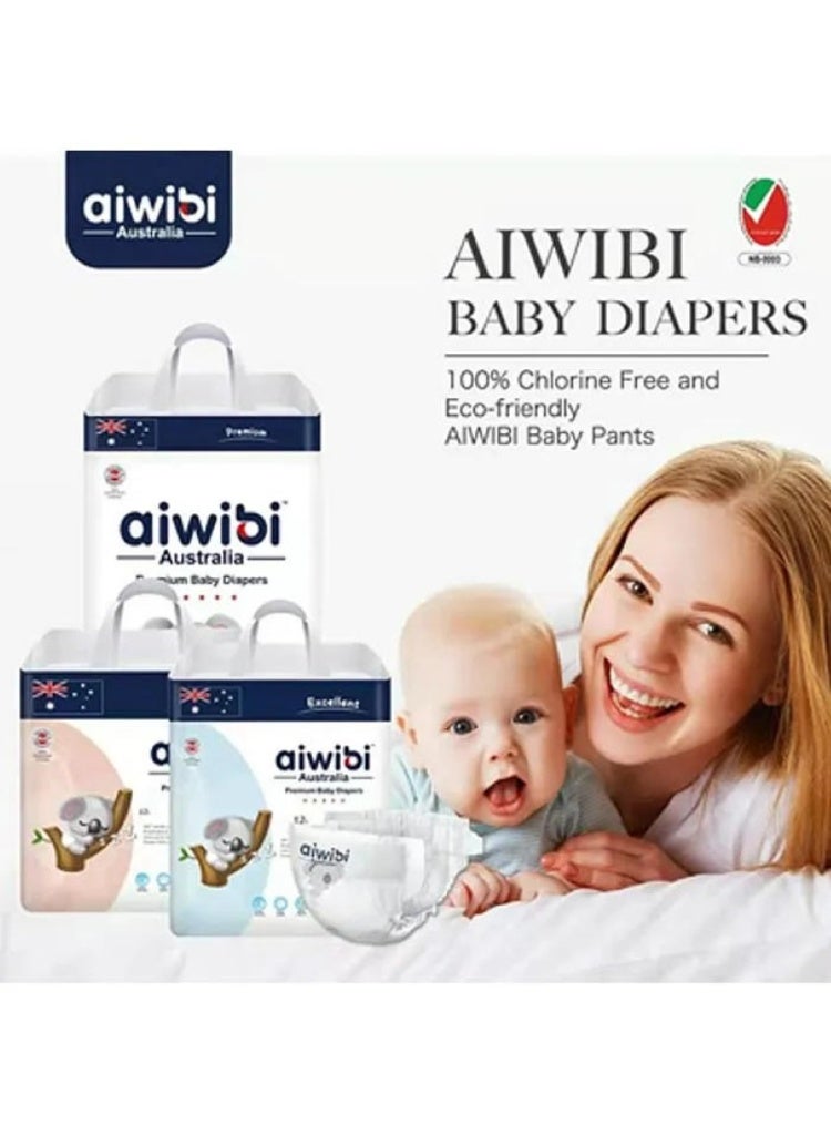 Aiwibi Ultra-Thin Baby Tape Diapers Size 2 Small