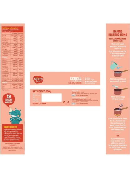 Nutritious Instant Ragi Cereal for Kids - Slurrp Farm