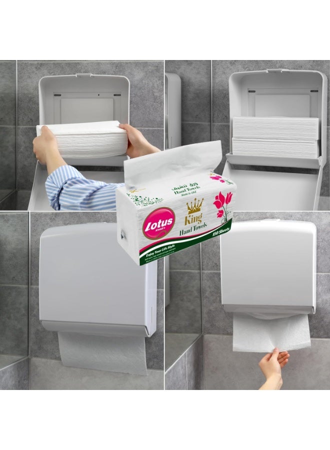 Lotus Alwadi King Interfold Hand Tissue Pack of 4