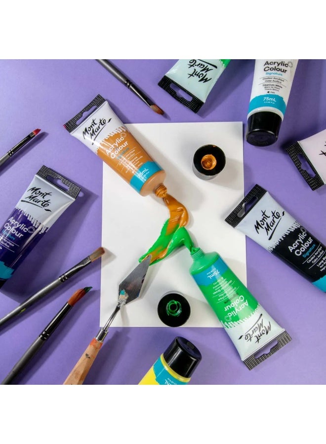 Mont Marte Raw Sienna Acrylic Paint 75ML Tube