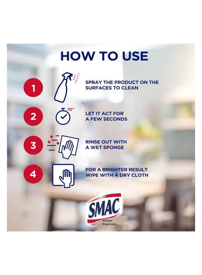 Smac Kitchen Degreaser 650 ML - Premium Home Cleaner