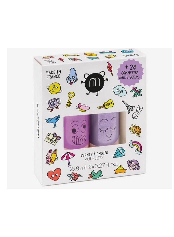 Nailmatic Kids Nail Polish and Stickers Set