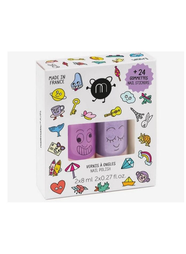 Nailmatic Kids Nail Polish and Stickers Set