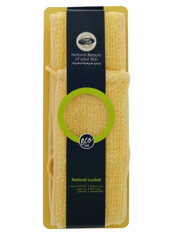 Home Mate Natural Loofah Bath Scrub Belt