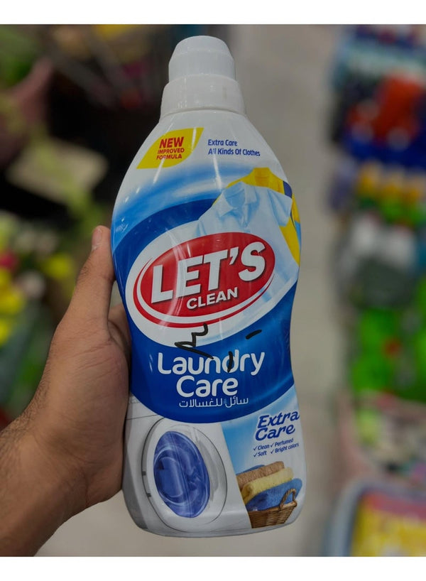 LET'S CLEAN Extra Care Gel Laundry Detergent 1L