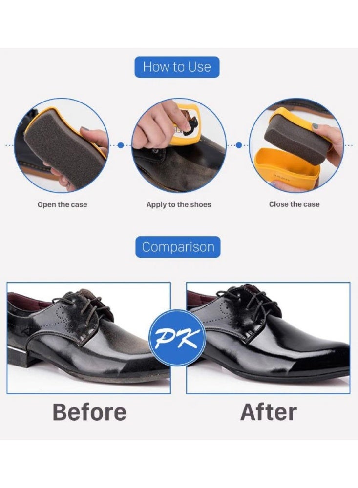 Biki Shoe Shine Sponge - Quick Shine & Protection