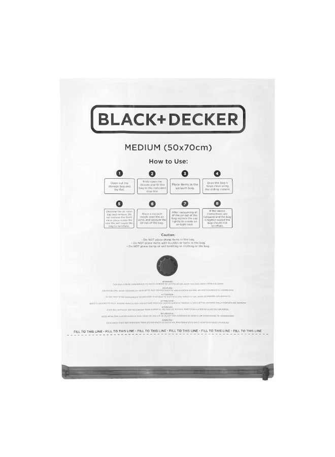 BLACK&DECKER Vacuum Storage Bags 6 Pack