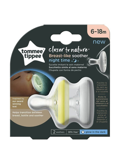 Tommee Tippee Night Glow Soother Pack of 2