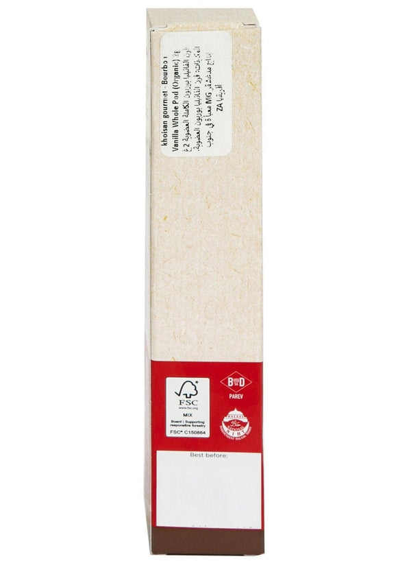 Khoisan Gourmet Organic Bourbon Vanilla Pod 2g