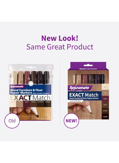 Rejuvenate Wood Repair Markers 6 Count - Brown Shades