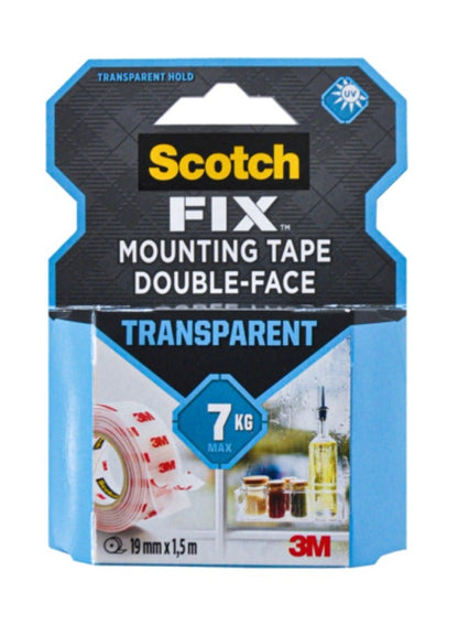 Scotch Mounting Transparent Tape 19MM X 1.5M