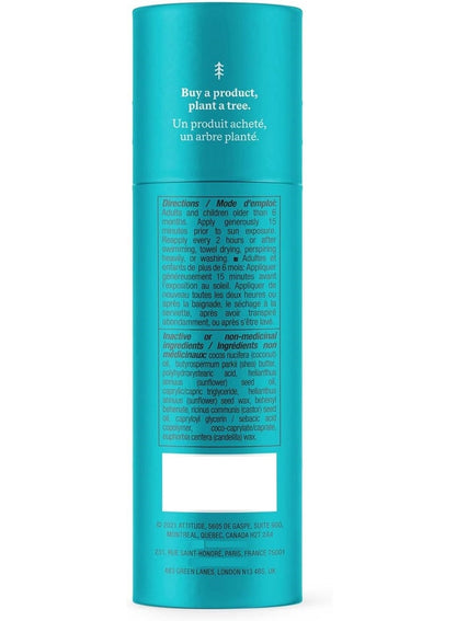 Attitude Mineral Sunscreen Face Stick For Kids 30g