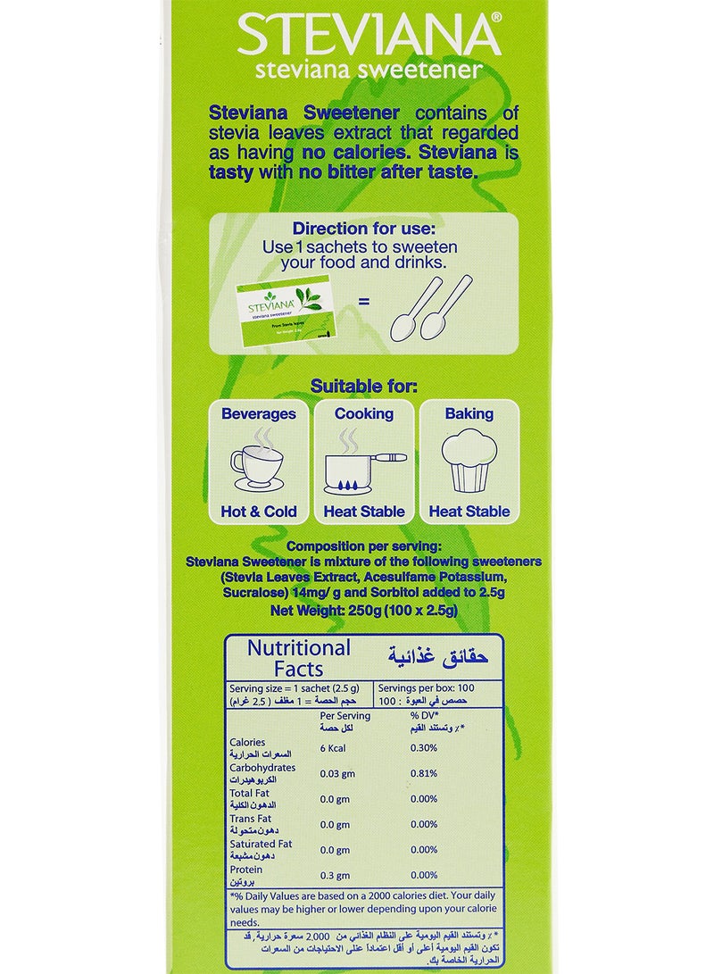Steviana Sweetener 250 grams - Steviana