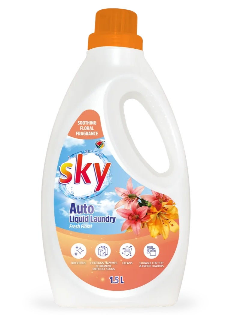 SKY Auto Laundry Gel Detergent Fresh Floral 1.5L