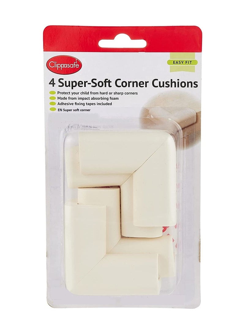 Clippasafe Baby/Kids Safety Corner Cushions 4 Pack