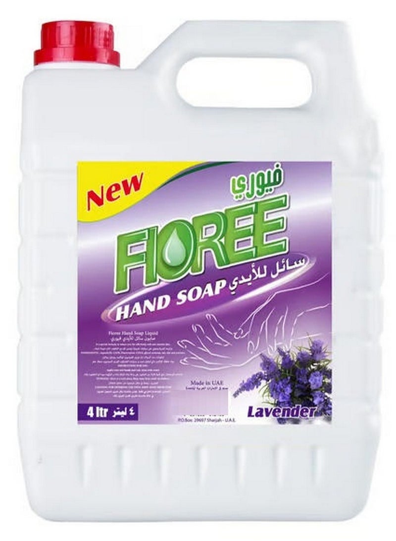 FIOREE Hand Soap Liquid Lavender 4 L
