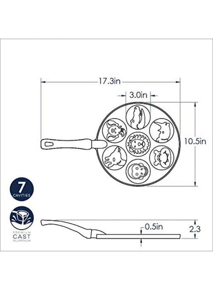 NORDIC WARE Zoo Friends Emotions Pancake Pan