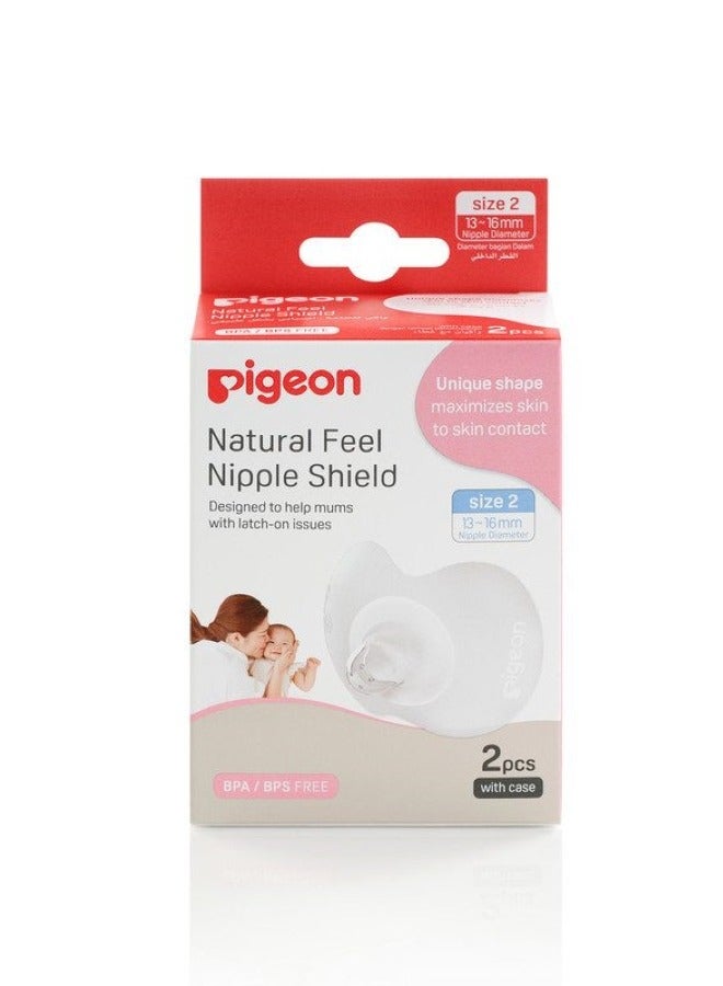 Pigeon Natural Feel Nipple Shield Size 2 M