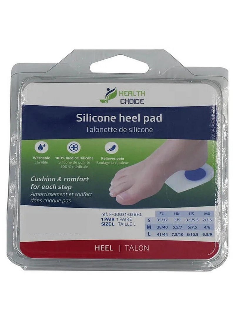 HEALTH CHOICE Silicone Heel Protector Medium