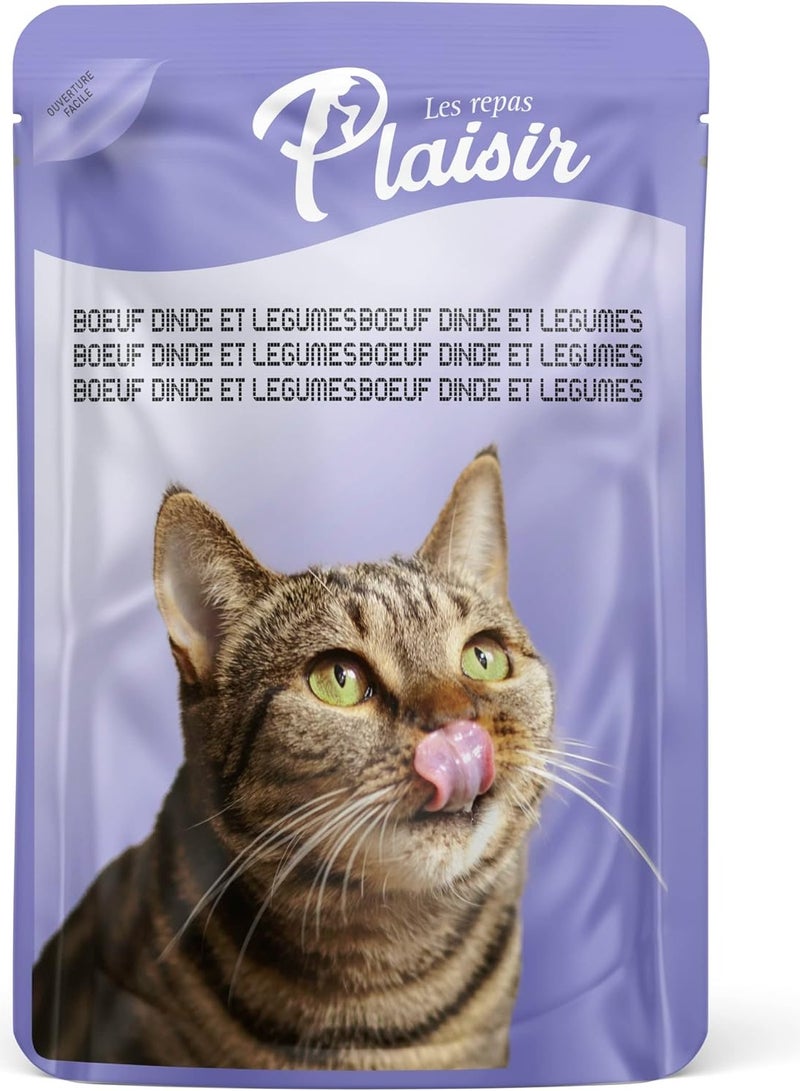 Plaisir Cats Chunks In Gravy 24 Pouches