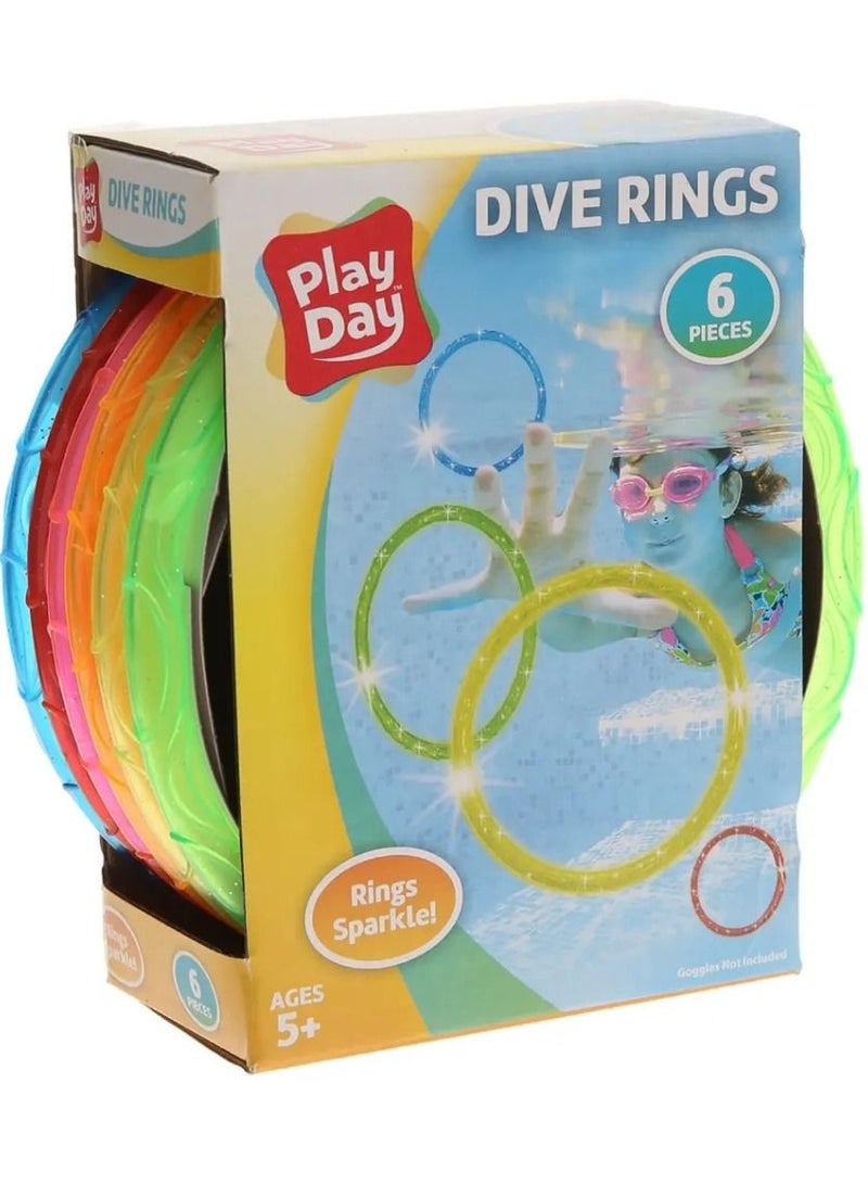 Colorful Dive Ring Set for Kids - Play Day