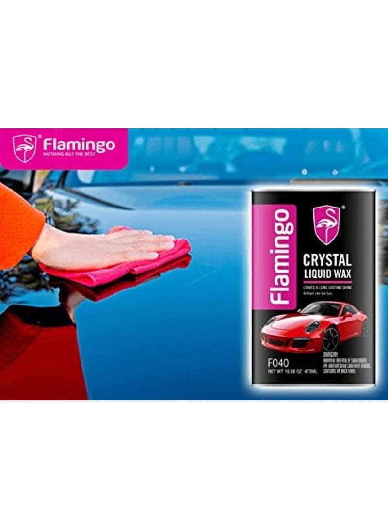Flamingo Crystal Liquid Wax 473 ML