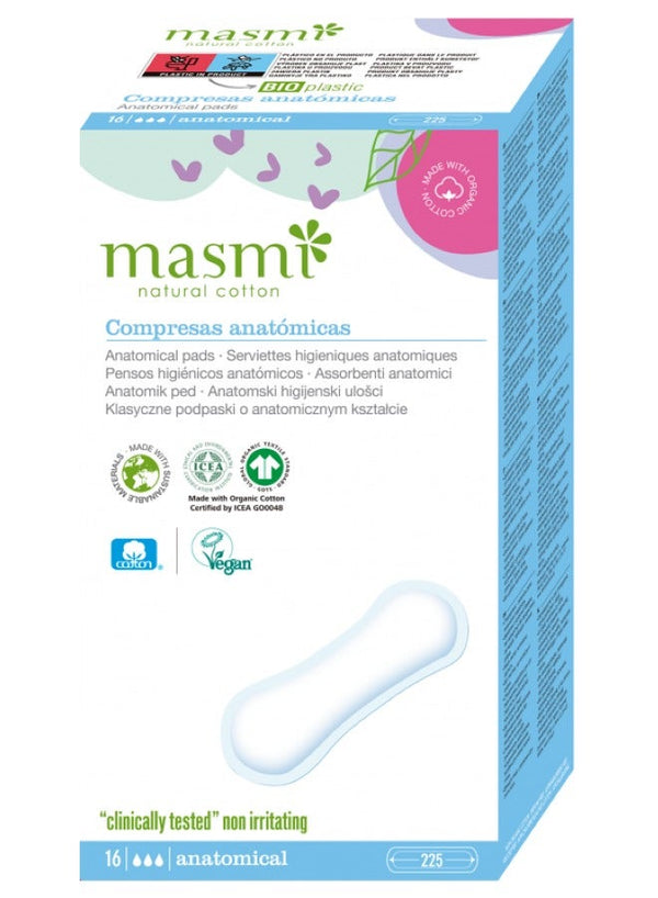 Masmi Natural Cotton Pads Classic 16 Pcs