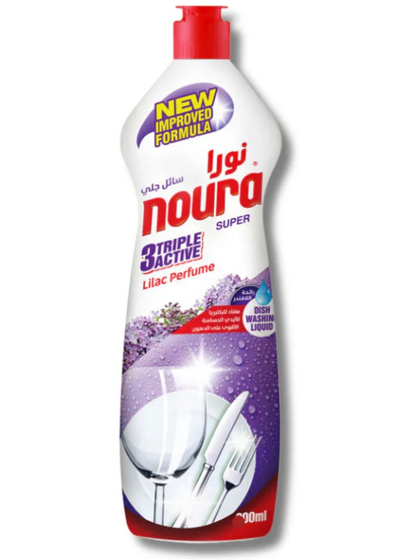 Noura Dishwashing Liquid Detergent Lilac 800 ML