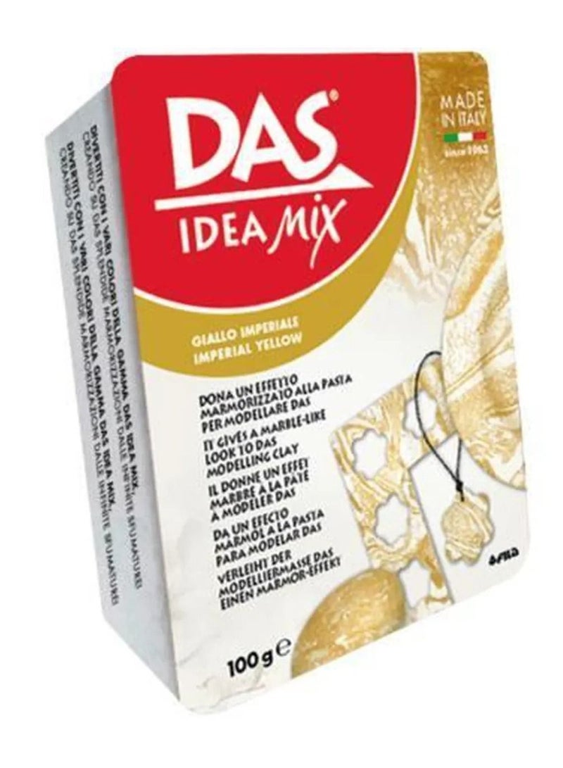 DAS Idea Mix Cold Ceramics 100g Imperial Yellow