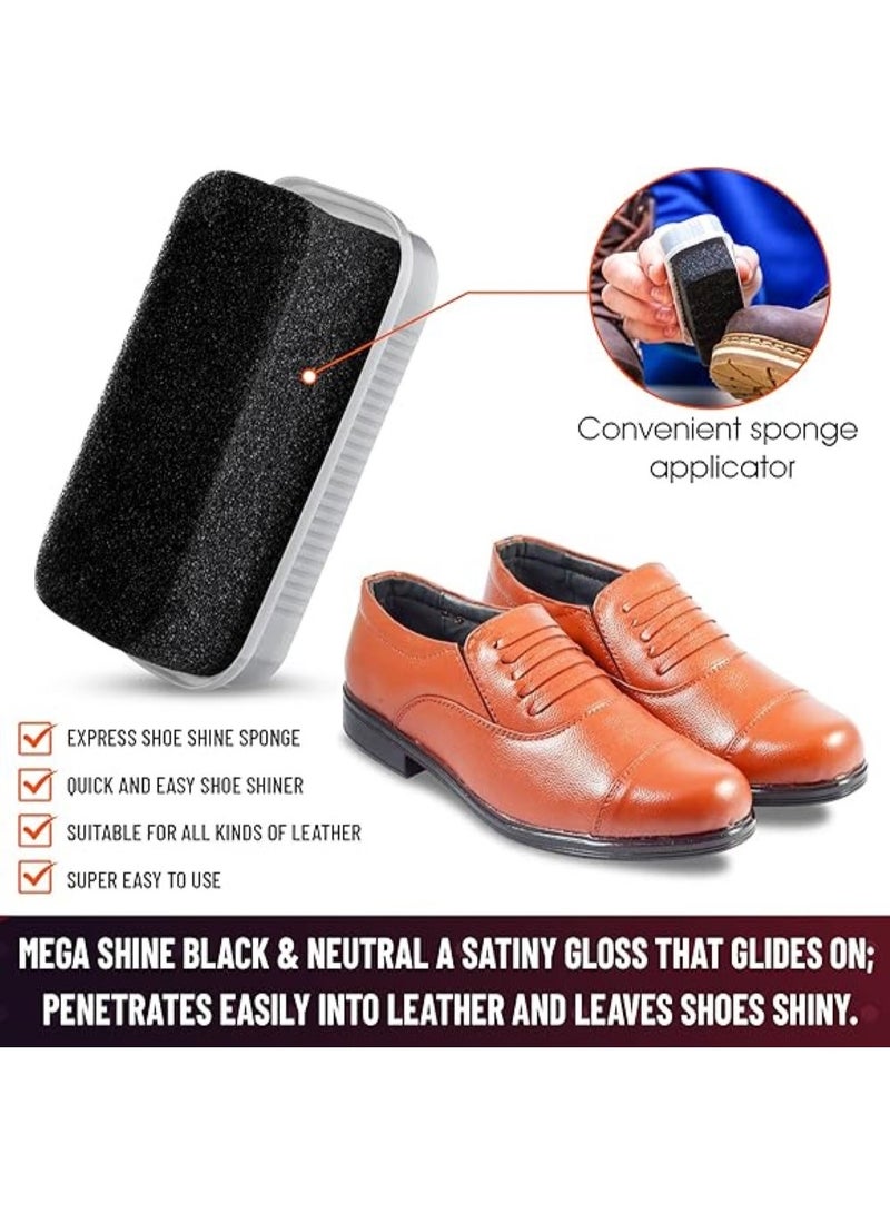 Silver Express Shoe Shine - High Density Foam