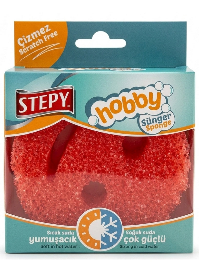 air dry, assorted colors, cold water, dry place, ease non, every day, hobby scrubber, hobby scrubber sponge, hot water, multi purpose, scrubber sponge, scrubber sponge single, sponge single, stepy, warm water