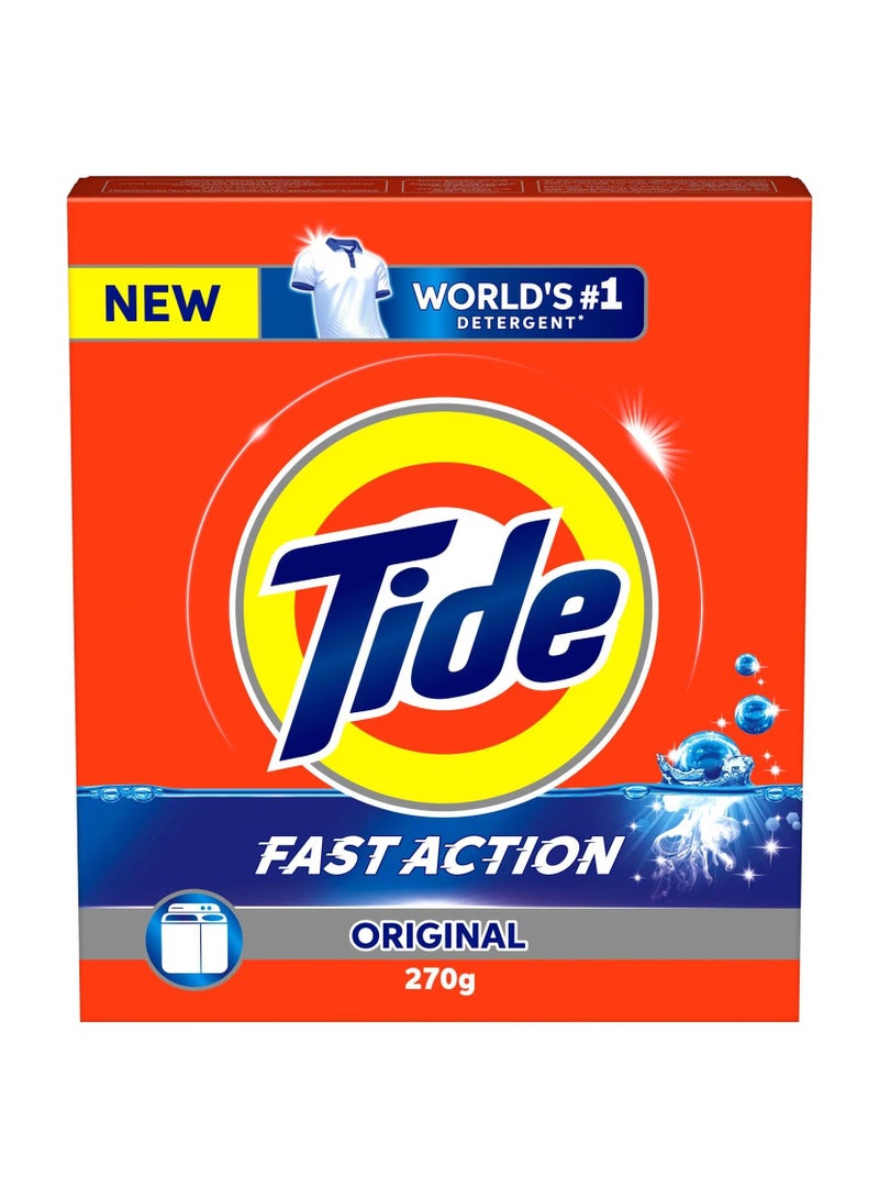 Tide Fast Action High Solution Detergent Powder 270G