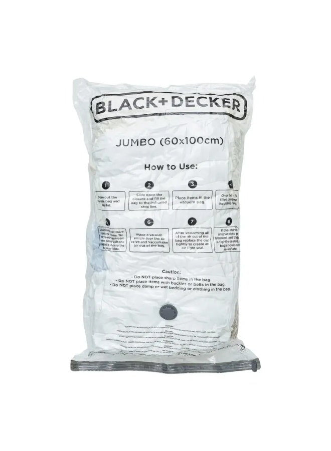 BLACK&DECKER Vacuum Storage Bags XL 60x100cm